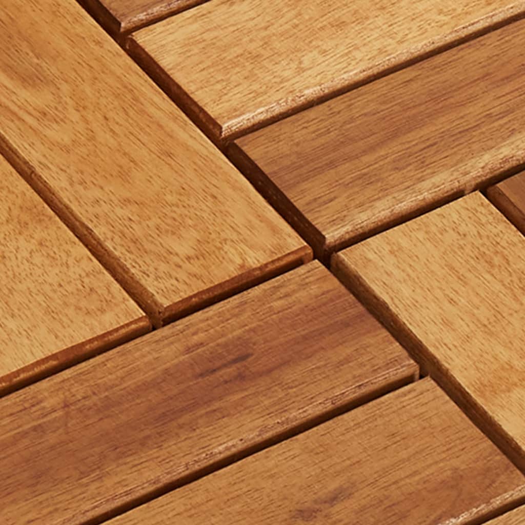 Acacia Wood Decking Tiles 12 Slats 2 acacia wood decking tiles 12 slats 2