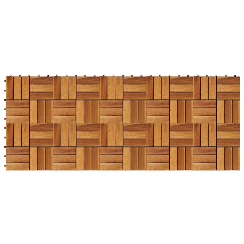 Acacia Wood Decking Tiles 12 Slats 5 acacia wood decking tiles 12 slats 5