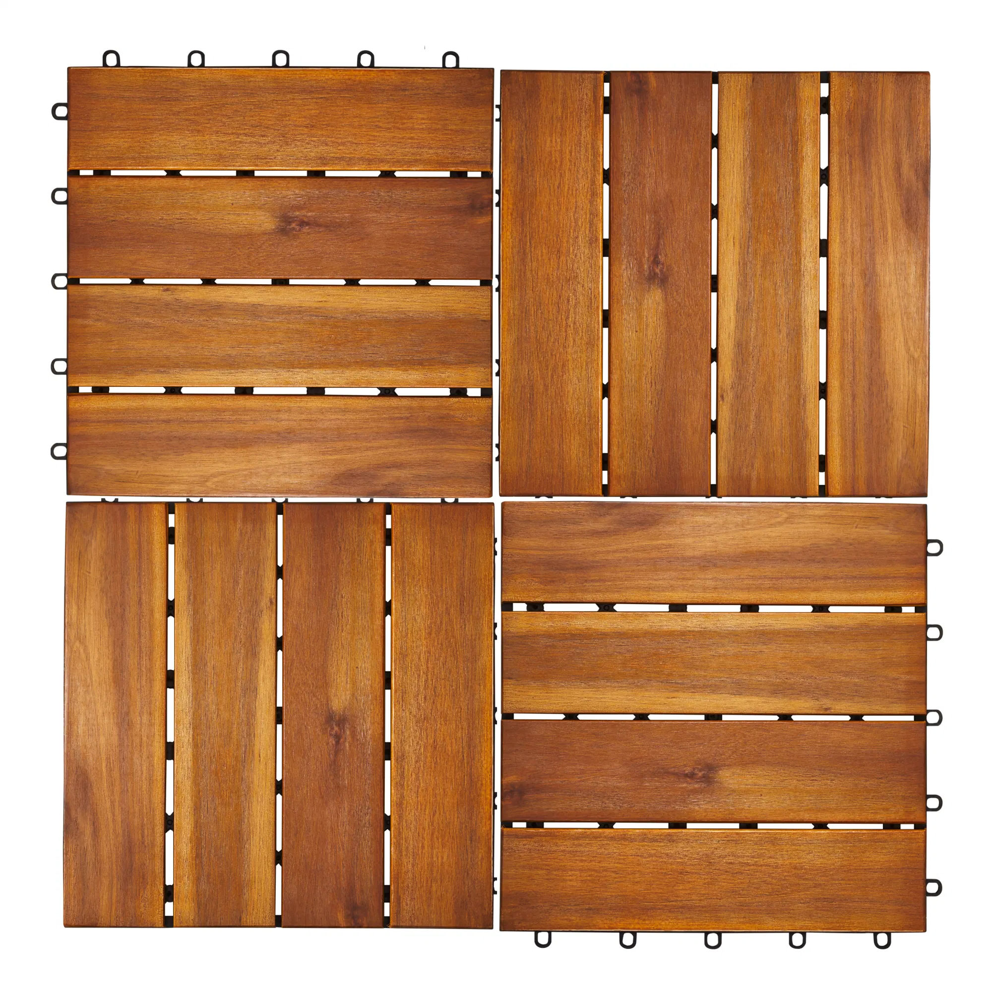 Acacia Wood Decking Tiles 4 Slats 3 acacia wood decking tiles 4 slats 2