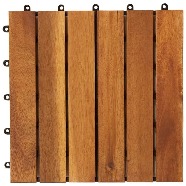acacia wood decking tiles 6 slats 4